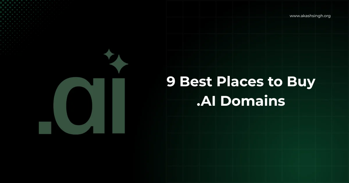 9 Best Places to Buy .AI Domains